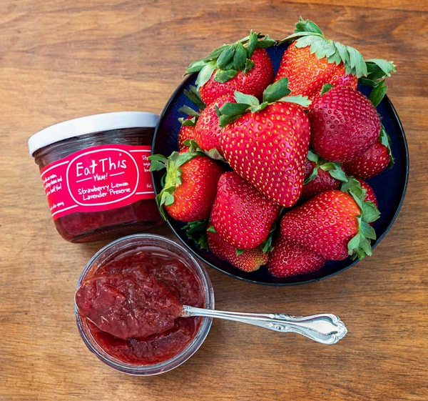 Strawberry Lemon Lavender Preserve