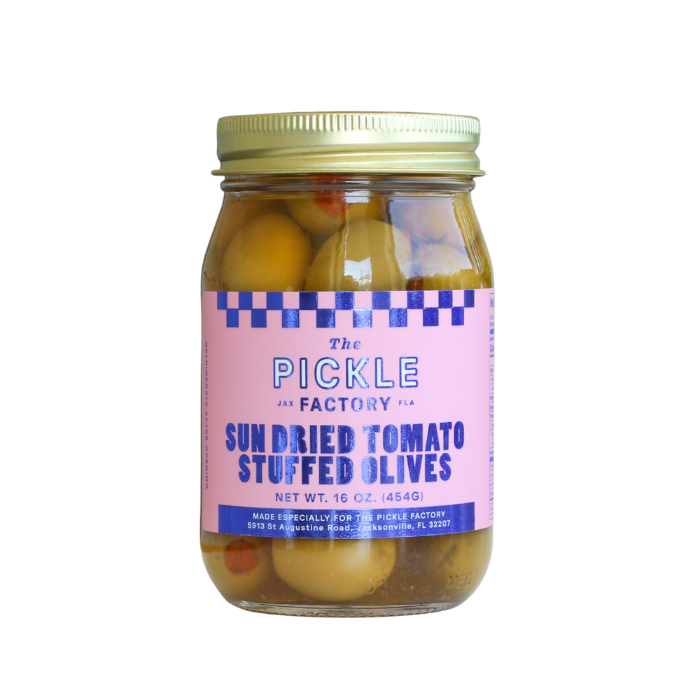 TPF Sun Dried Tomato Stuffed Olives