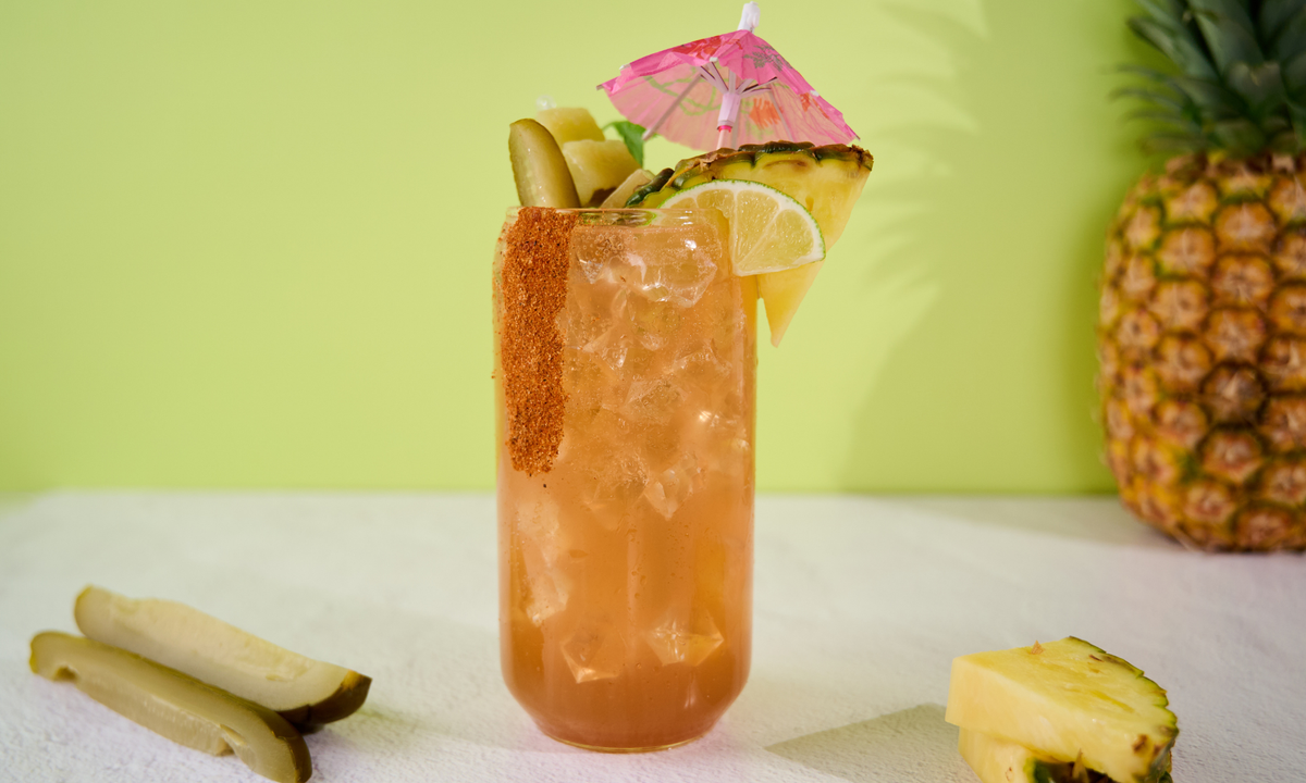 Pickle Pineapple Mocktail
