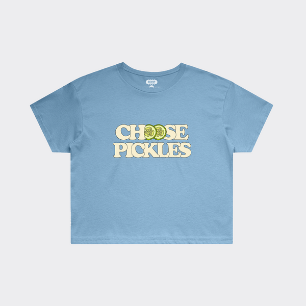 Choose Pickles Crop Top