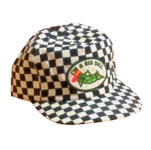Big Dill Pickle Checkered Hat