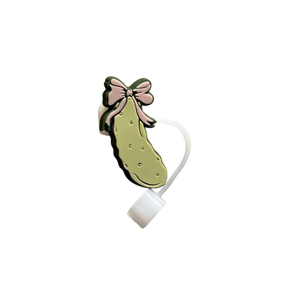 Coquette Pickle Straw Topper