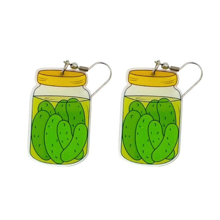 Pickle Jar Earrings
