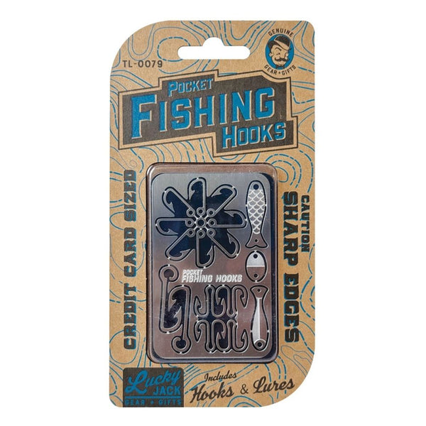 Fishing Hooks Adventure Card – Pocket Fishing Kit
