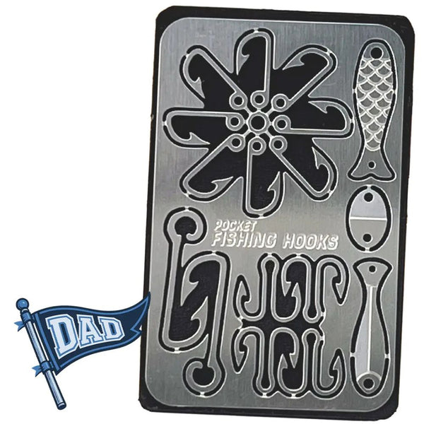 Fishing Hooks Adventure Card – Pocket Fishing Kit