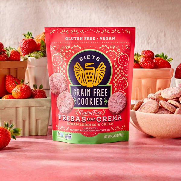 Fresas con Crema Cookies