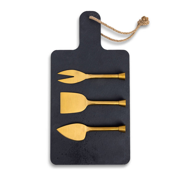 Slate Cheese Board Set