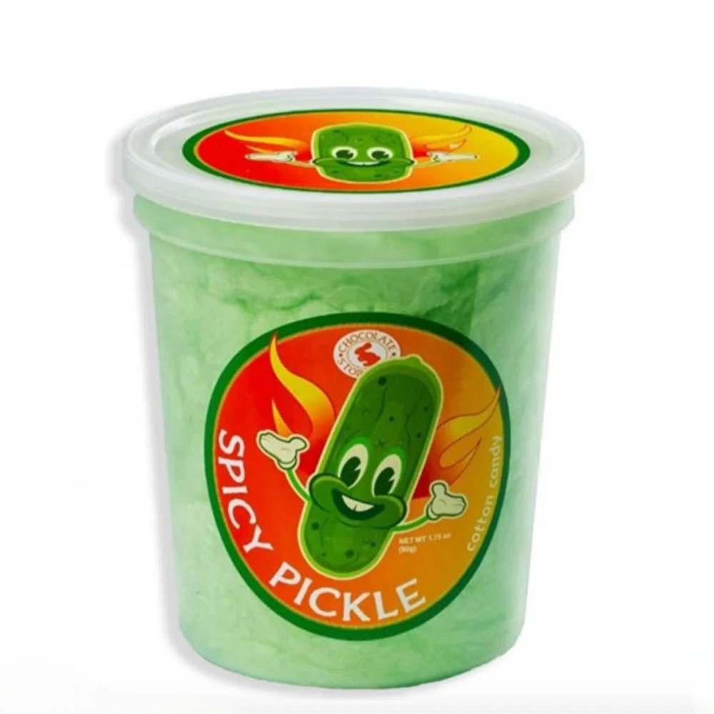 Spicy Pickle Cotton Candy