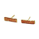 Bacon Enamel Earrings
