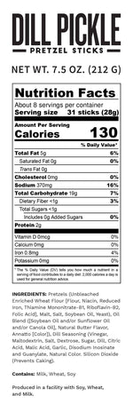 Dill Pickle Pretzel 7.5oz