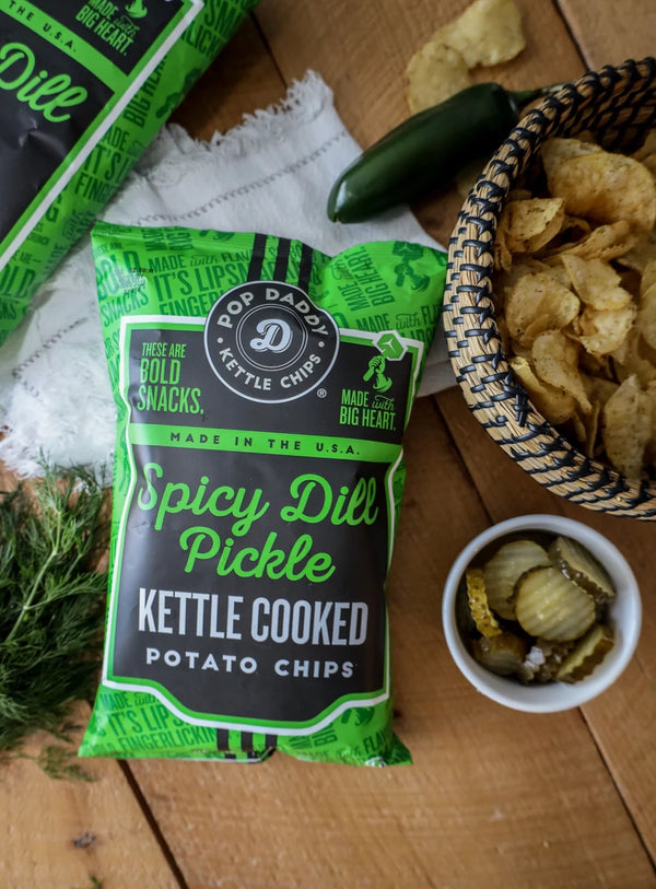 Spicy Dill Pickle Chips 5oz.