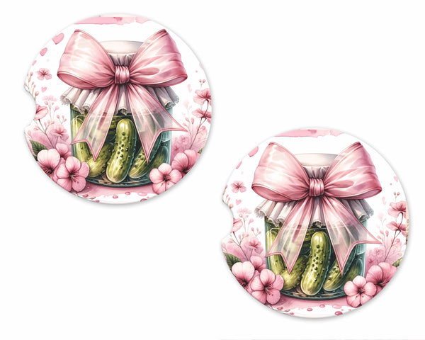 Coquette Pickles Car Coasters