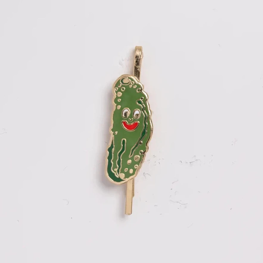 Pickle Guy Hairpin