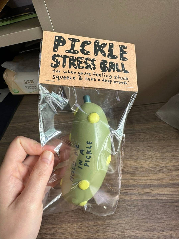 Hold Me In a Pickle Stress Ball
