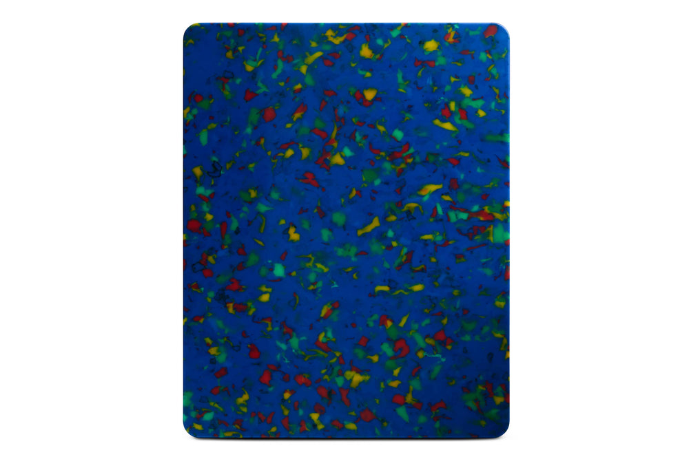 Medium Cutting Board in Blue Confetti
