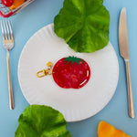 Acetate Tomato Keychain & Bag Charm