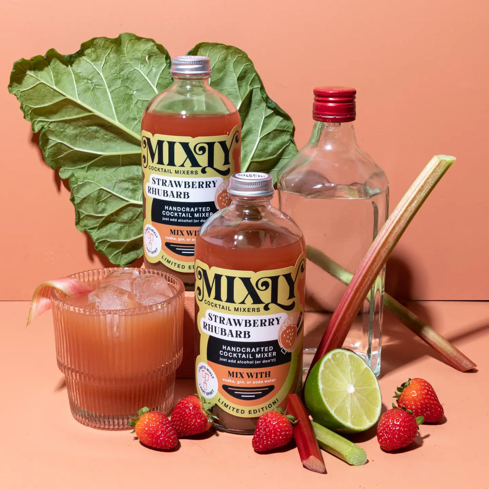 Strawberry Rhubarb Mixer