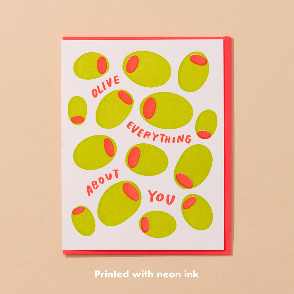 Olive Everything About You Greeting Card