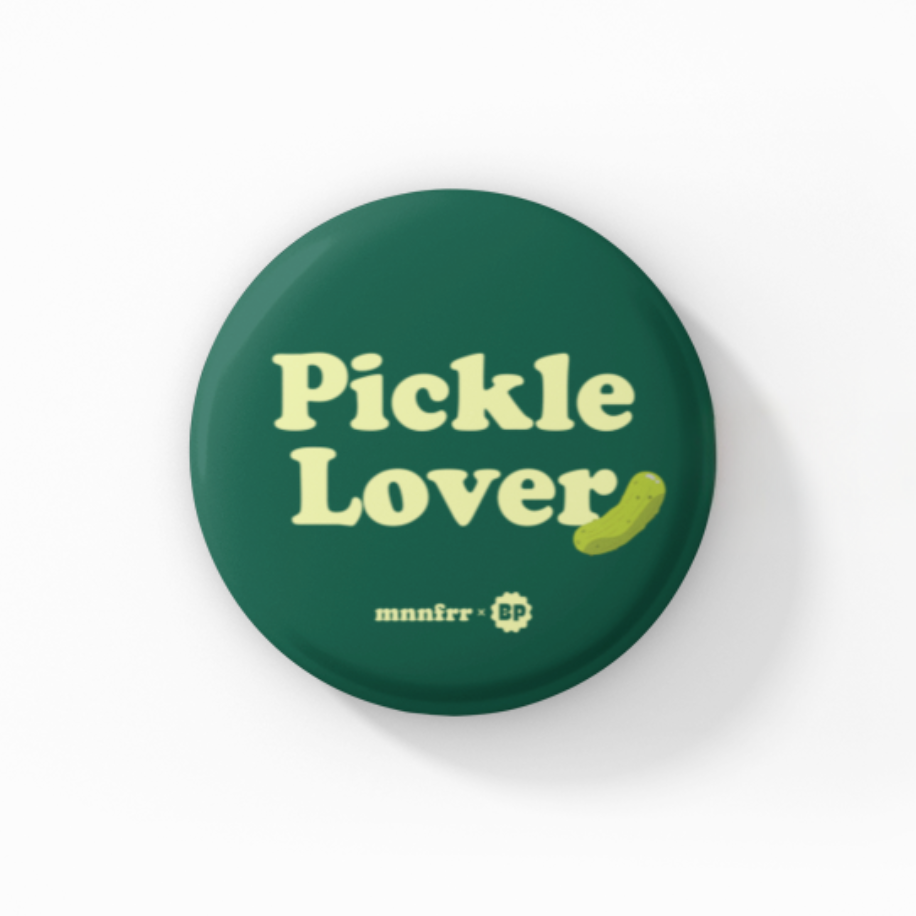 Pickle Lover Button - 2.25"