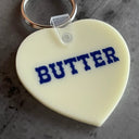 Butter Heart Keychain