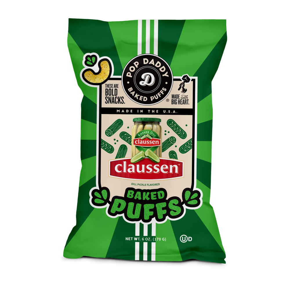 Claussen Dill Pickle Baked Puffs 6oz