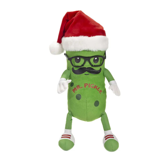 Mr. Pickle with Santa Hat