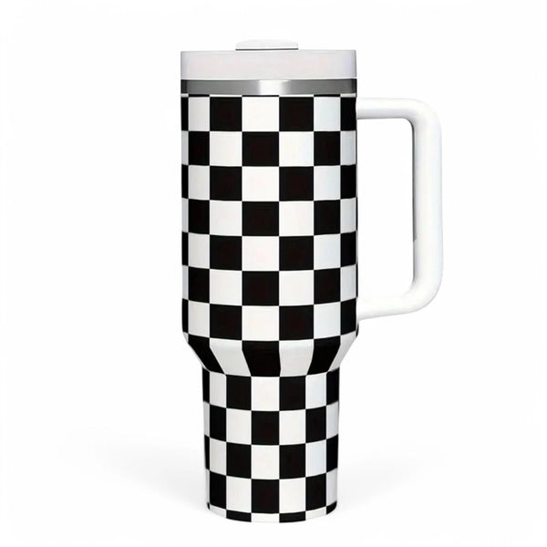 Checkered Tumblers - 40 oz