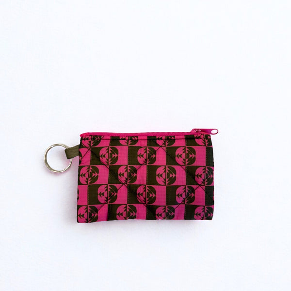 Keyring Coin Pouch in Cabbage