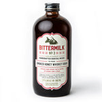 Bittermilk non-alcoholic cocktail mixer bottle on a white background