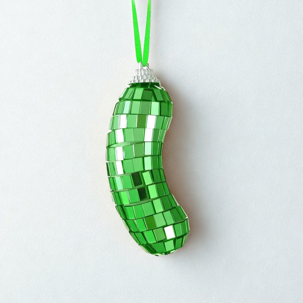 Disco Cucumber Ornament