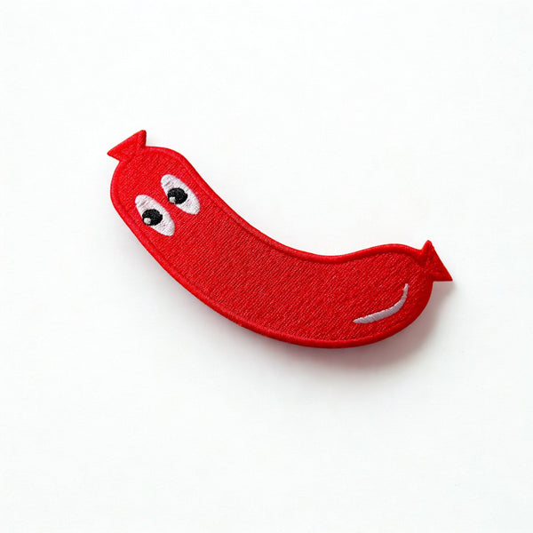 Hotdog Embroidered Bookmark