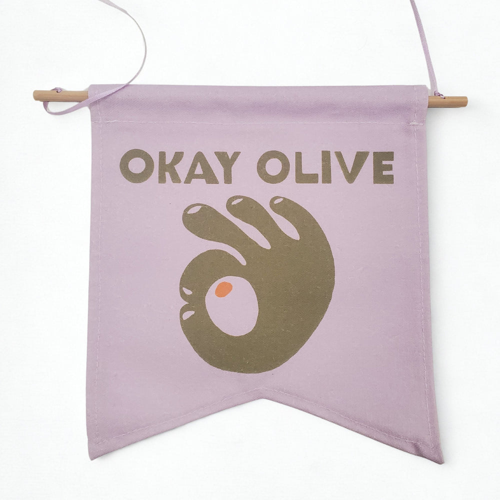 Okay Olive Pennant