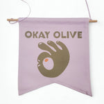 Okay Olive Pennant