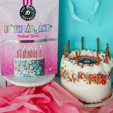 Birthday Cake Pretzel Sticks