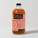 Bottle of Morris Kitchen Chamomile Peach drink on a white background
