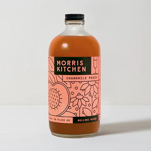 Chamomile Peach Bellini Cocktail Mixer 16oz