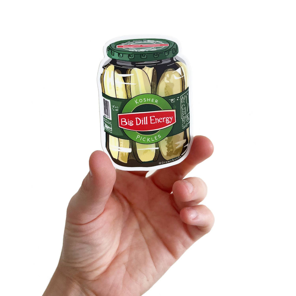 Big Dill Energy Pickle Jar Sticker