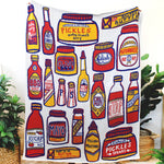 Condiments Knit Blanket