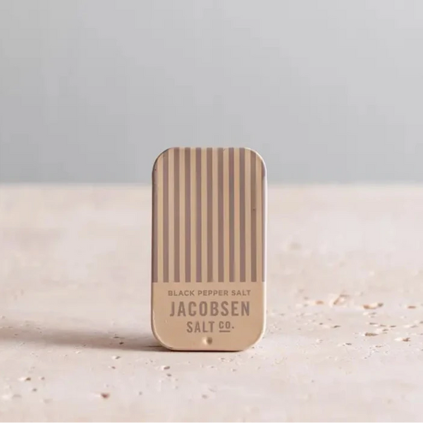 Infused Black Pepper Sea Salt Slide Tin