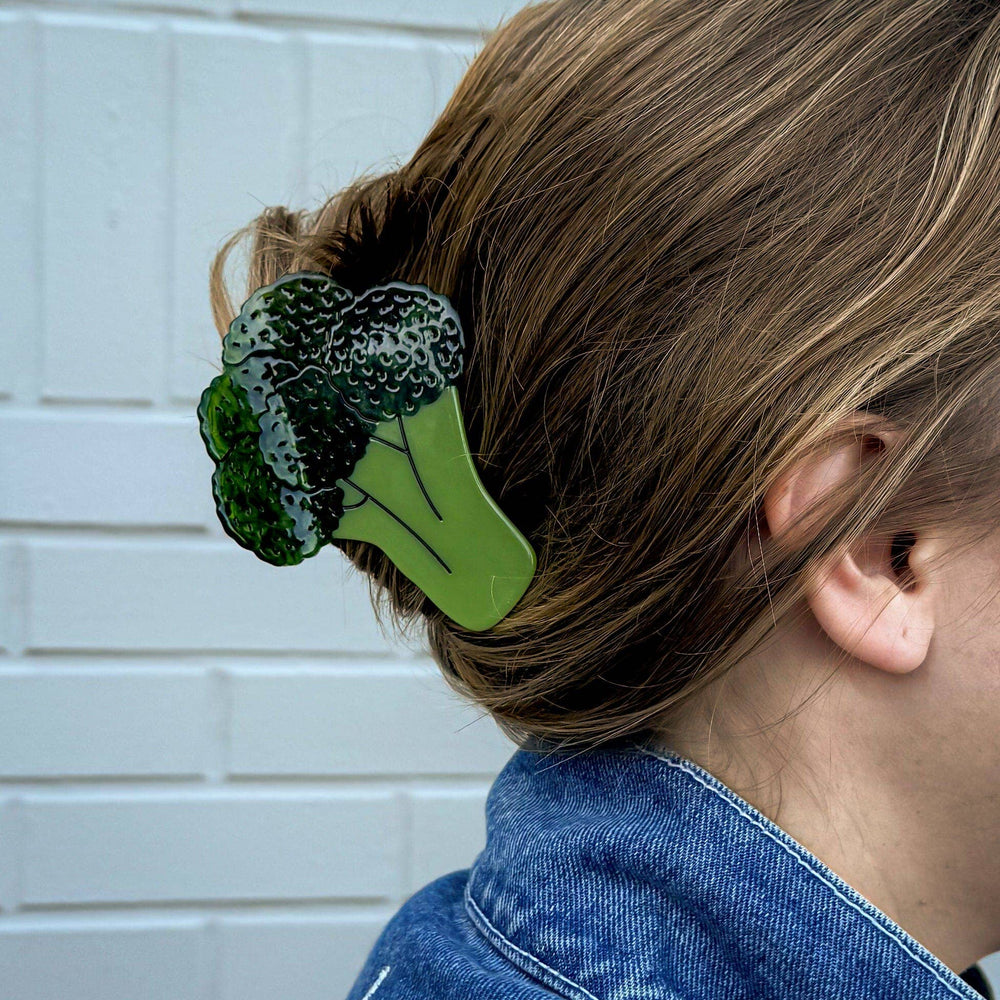 Large Broccoli Hair Claw