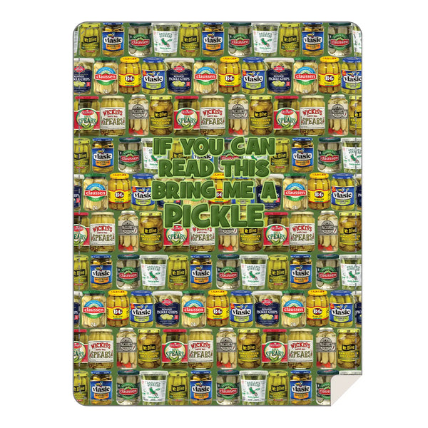 Pickle Throw Blanket