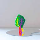Large Rainbow Chard Hair Claw