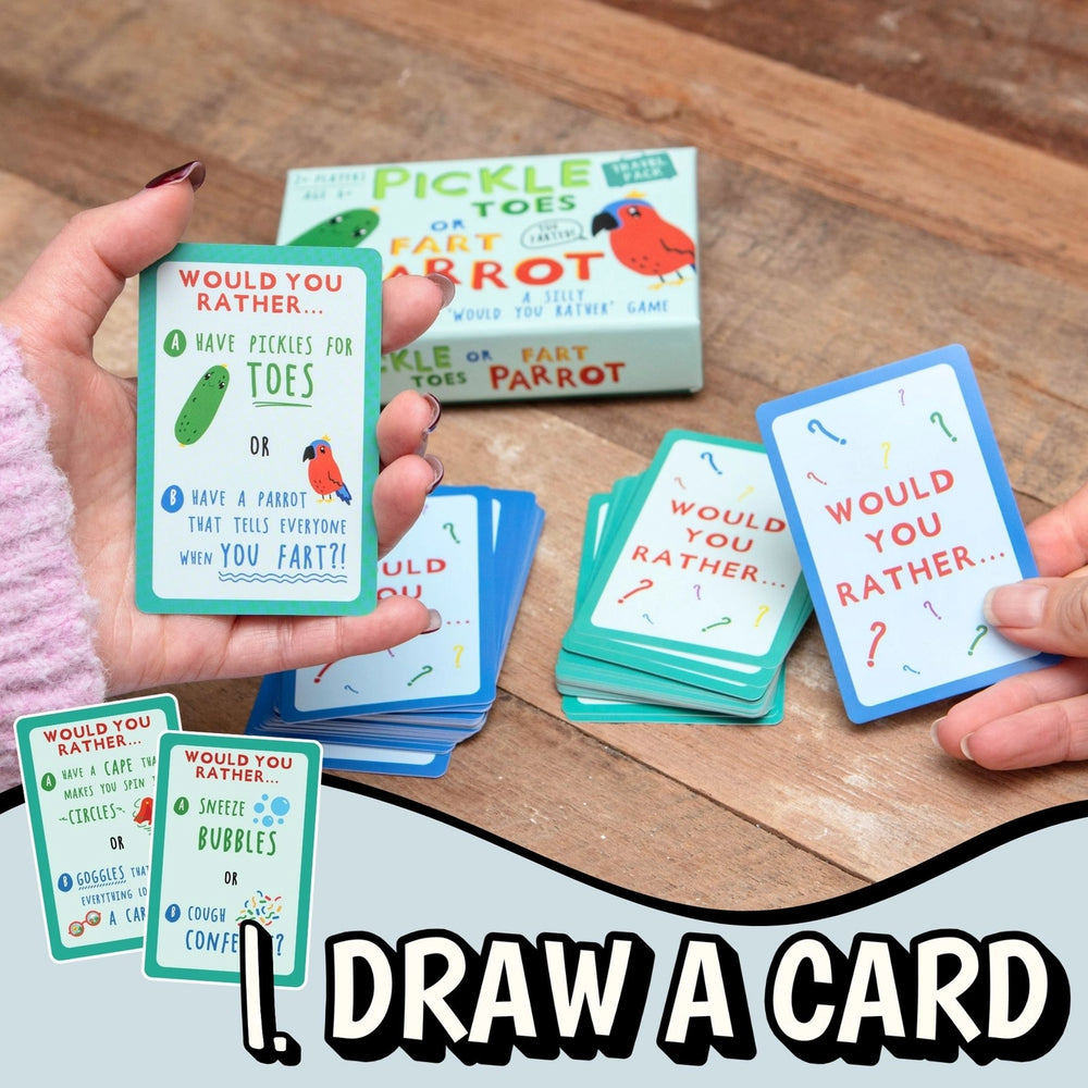 Pickle Toes or Fart Parrot – Would You Rather Game