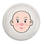 Ms Food Face Plate Girl