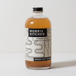 Bottle of Morris Kitchen Ginger Spice Moscow Mule Mixer on a white background