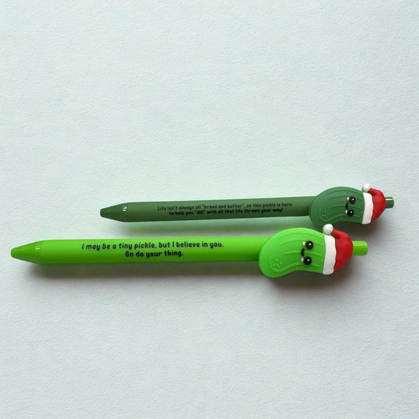 Christmas Pickle Sayings Pen 1pc