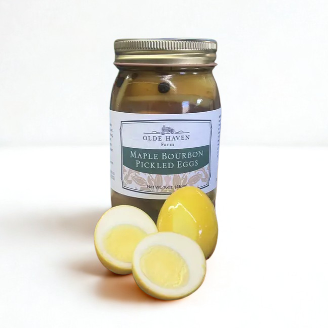 Maple Bourbon Pickled Eggs