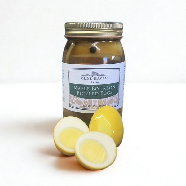 Maple Bourbon Pickled Eggs