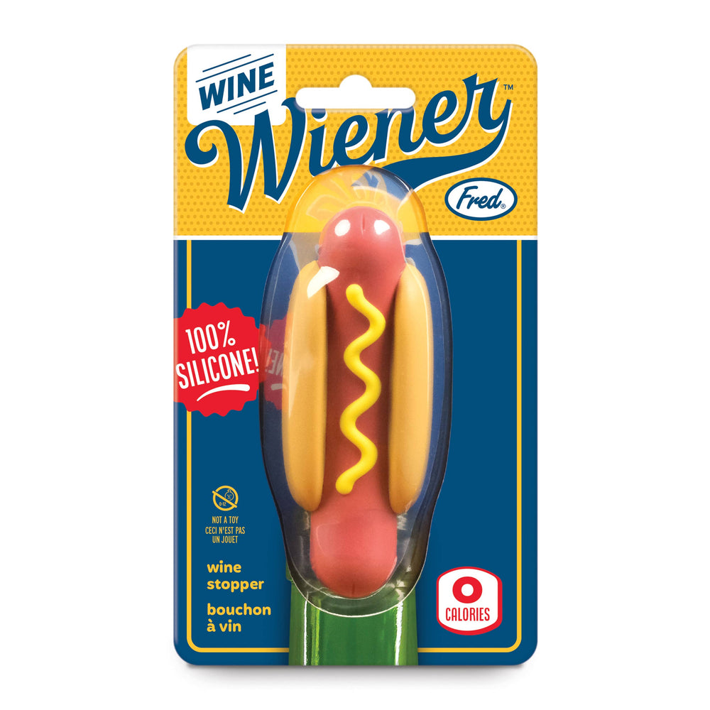 Wine Wiener Hot Dog Bottle Stopper