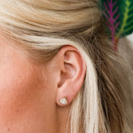 Garlic Enamel Earrings